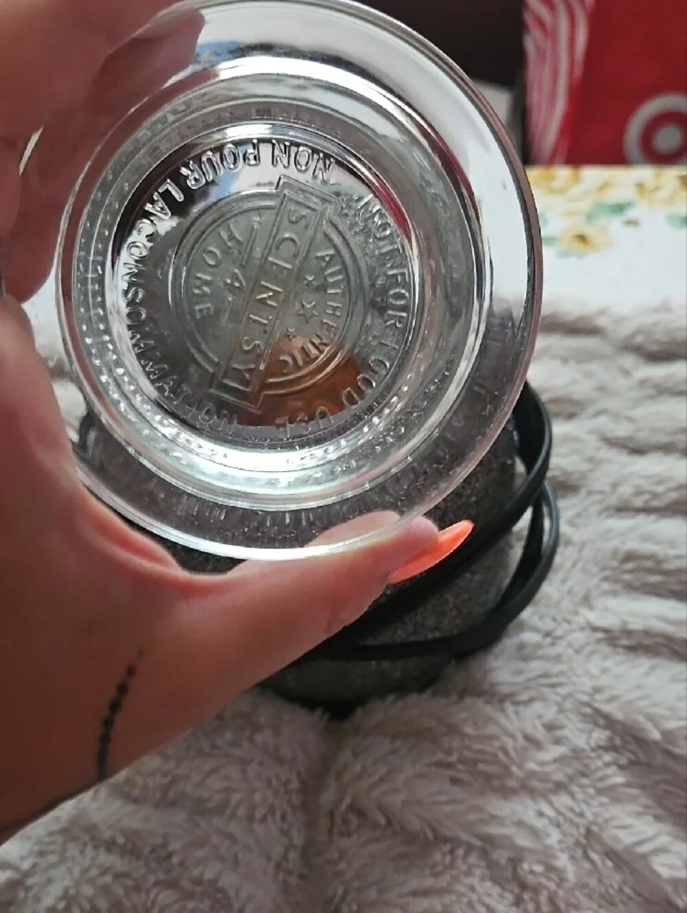 Scentsy Silver Glitter Electric Wax Warmer